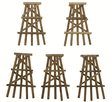 Wood Trestle Bents - Assembled -- Medium, 2 1/2" Tall pkg(5)
