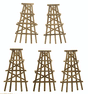 Wood Trestle Bents - Assembled -- Large, 3 3/4" Tall pkg(5)