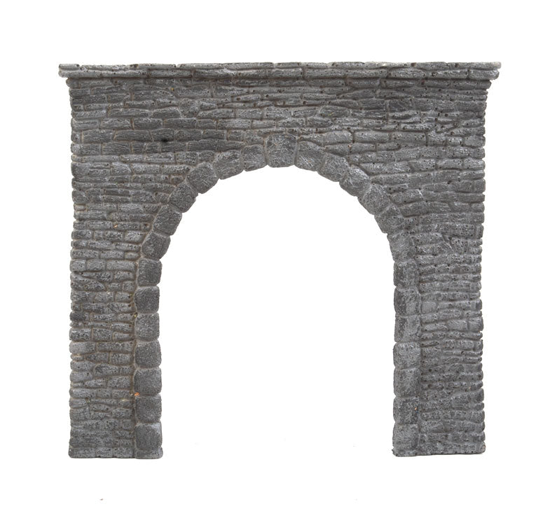 Brick Tunnel Portal -- Medium 4-1/2 x 4-1/2" (Weathered Resin Casting)