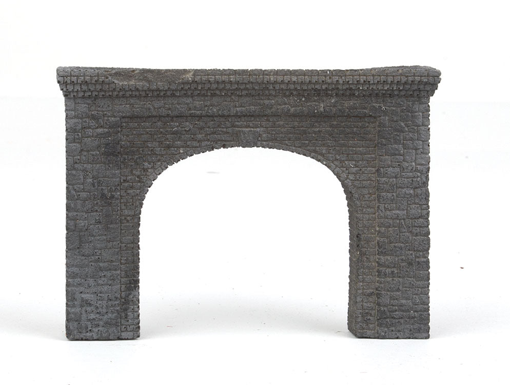 Stone Tunnel Portal -- Small 4 x 3" (Weathered Resin Casting)