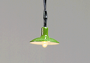 Green Shade Lamp -- 1.5V