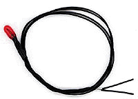 3.0 Volt Super Grain of Rice Bulb -- Red