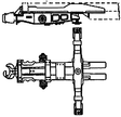 Economy Draft Gear & Bolster Set -- Rio Grande Hi-Side Gondola