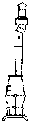 Passenger Car Stove/Stack -- Rio Grande