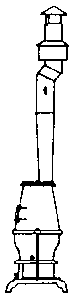 Passenger Car Stove/Stack -- Rio Grande