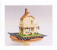 The Crossings Series - Doll's Dollhouse for 1" (1/12) Scale -- Rosewood 2-Story House