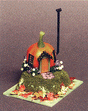 The Crossings Series - Doll's Dollhouse for 1" (1/12) Scale -- Pumkin Hollow (Base 1-3/4"x2" x 2-1/2" Tall)