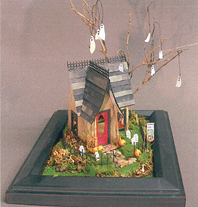 Seasonings Series of 1/4" Scale Cottages (1:48 Scale) -- Mummy's Watching