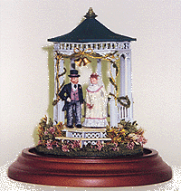 Detail Kit For Display Dome #300-3450 (Sold Separately) -- Dr. & Mrs. Danforth - Garden Wedding