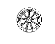 Cast Iron Railcar Wheels -- 18", 9-Spoke