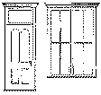 Victorian Storefront Door/Window Set
