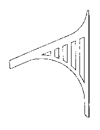Eave Trim -- Rio Grande Southern Station