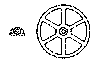 Cable Sheave/Bearing -- 34" Diameter