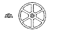 Cable Sheave/Bearing -- 34" Diameter