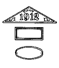 Building Date Plaques -- With Numbers