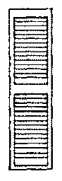 Louvered Window Shutters -- 17 x 64"