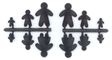 Miniatures (Suitable for 1", 1/2", 1/4" ) -- Gingerbread Folks Assortment