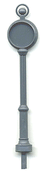 Street Clock (Non-Operating) - Kit -- 2-13/16"  7.2cm Tall
