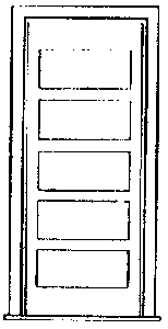 30" 5-Panel Door -- With Frame
