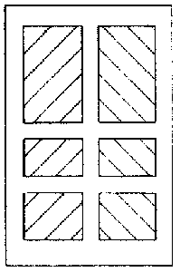 Baggage Door -- Rio Grande Sargents Station - Scale 55 x 85"  140 x 216cm pkg(2)
