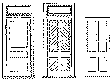 Rio Grande Waiting Room Doors -- With Frame