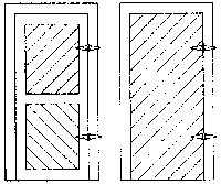 Shed Doors -- Diagonal Sheathed