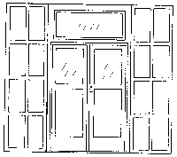 Door & Frame -- Double; 65 x 115"