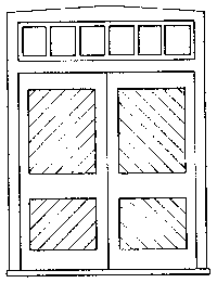 Freight Door -- With Transom - 72" Wide