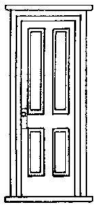 Doors - Rio Grande Southern Depot 36 x 84" pkg(2)