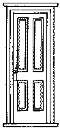 Doors - Rio Grande Southern Depot 36 x 84" pkg(2)