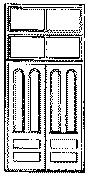 Door w/Round Top, Double Windows