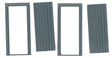 Door - Planked 30 x 66" -- With Z-Brace pkg(2)
