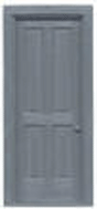 Station or House Entry Door w/Frame -- pkg(2)