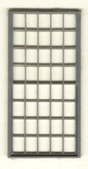 Double-Hung Windows -- 40-Pane - Scale 60 x 120"  152 x 305cm pkg(3)