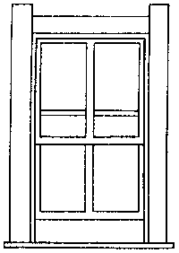 Rio Grande Sargents Station Windows -- 31 x 56"