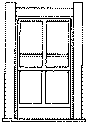 Rio Grande Sargents Station Windows -- 31 x 56"
