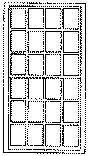 Rico Engine House Windows -- 24-Pane, Scale 4 x 8'  122 x 244cm pkg(3)