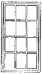 Double-Hung Factory Windows for Masonry Buildings -- 12-Pane - Scale 42 x 72"  107 x 183cm pkg(4)