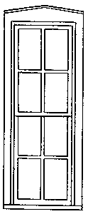 Double-Hung Windows -- Eight-Pane, 36 x 70" pkg(4)