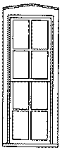 Double-Hung Windows -- Eight-Pane, 36 x 70" pkg(4)