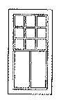 Rio Grande Southern-Style Depot Windows -- 2/9 Light, 36 x 76"