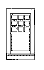 Rio Grande Southern-Style Depot Windows -- 1/9 Light, Scale 24 x 44"  61 x 112cm pkg(4)