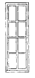 Windows for Masonry Buildings w/Sliding Lower Sash -- 2'-5" x 7'-6"