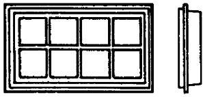 Recessed/Sklight Windows -- 63 x 36"