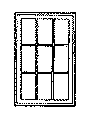 Masonry Windows -- Scale 46 x 72"  117 x 183cm pkg(2)