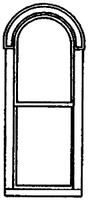 Single Roundtop Window -- 2 x 6'