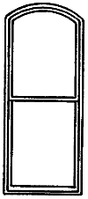 Arched-Top Double-Hung Windows -- Two-Pane