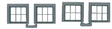 Windows -- Single-Sash, 6-Light 30 x 28" pkg(4)
