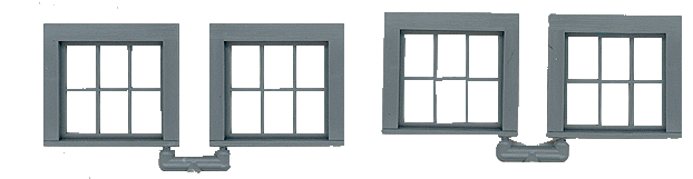 Windows -- Single-Sash, 6-Light 30 x 28" pkg(4)