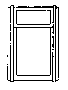 Narrow Gauge Windows f/Coach -- Denver & Rio Grande Western pkg(10)